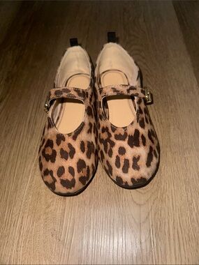 H&M Leopard Print Mary Jane Shoes - Brown & Black